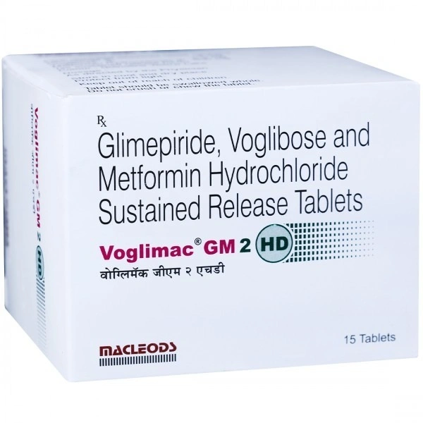 MACLEODS PHARMACEUTICALS Voglimac Gm 2 Hd Tab (15 Tab)