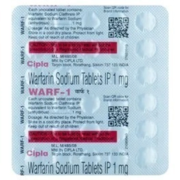 CIPLA LTD. Warf 1Mgtab (15 Tab)