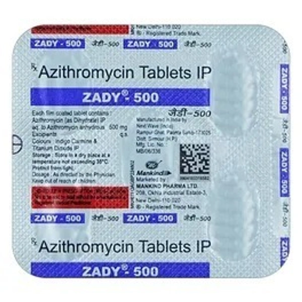 MANKIND PHARMA Zady 500Mgtab (5 Tab)