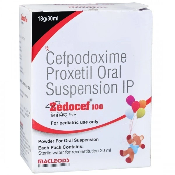 MACLEODS PHARMACEUTICALS Zedocef 100Mg Syp