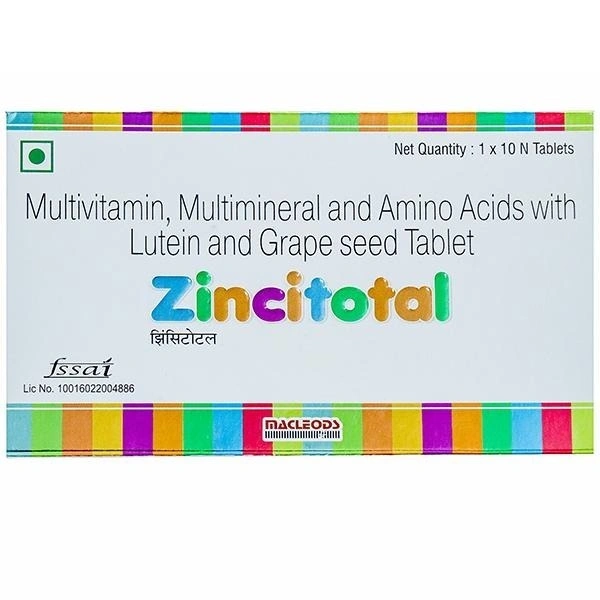 MACLEODS PHARMACEUTICALS Zincitotal Tab (10 Tab)