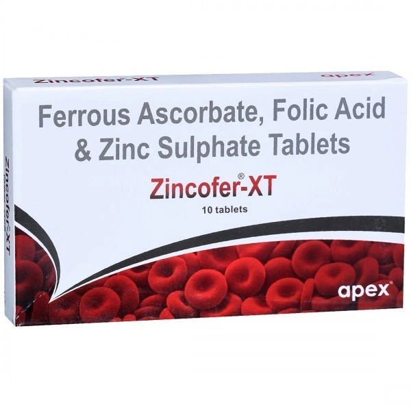 Apex Laboratories Zincofer Xt Tab (10 Tab)
