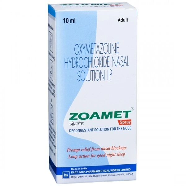 EAST INDIA PHARMACEUTICALS LTD Zoamet Nasal Drops (10 Ml)
