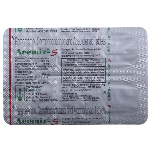 Acemiz-S Tablet