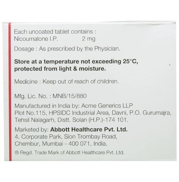 Acitrom 2 Tablet