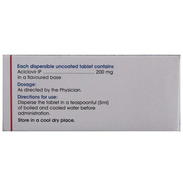 Acivir 200 DT Tablet