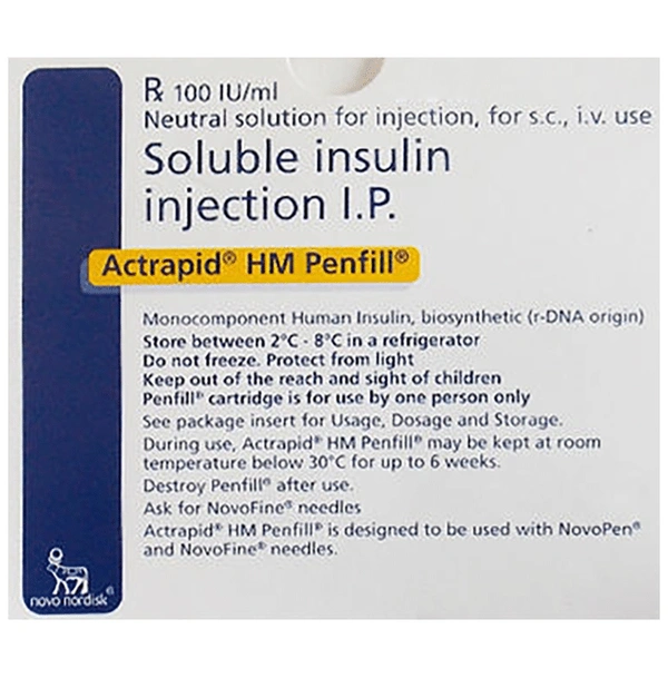 Actrapid HM 100IU/ml Penfill