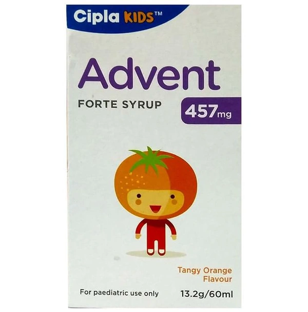 Advent Forte 457mg Syrup Tangy Orange