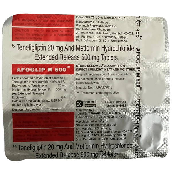 Afoglip M 500 Tablet ER