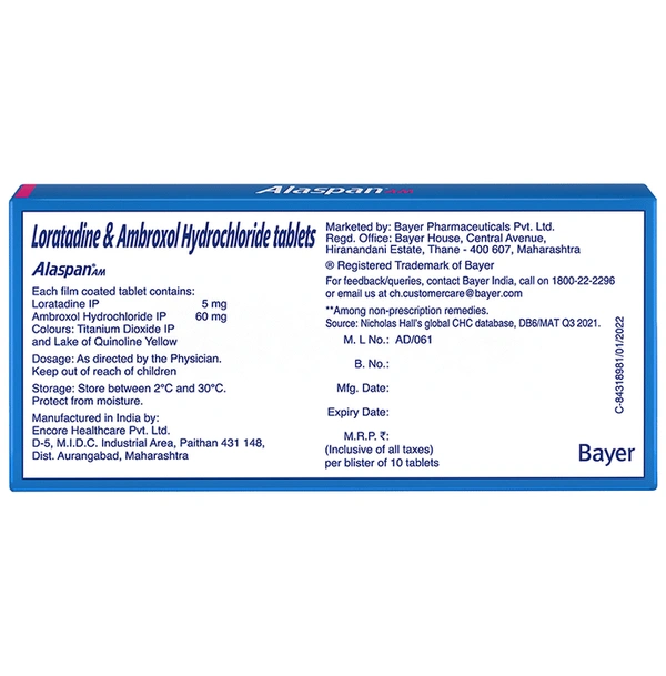 Alaspan AM Tablet