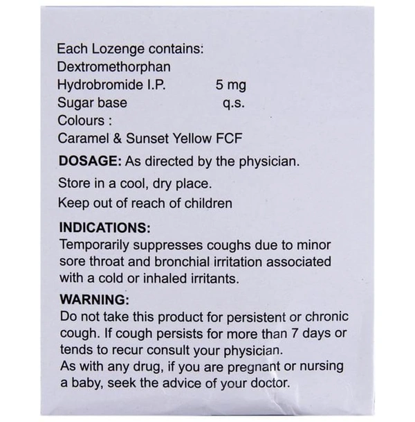 Alex Cough Lozenges Lemon Ginger