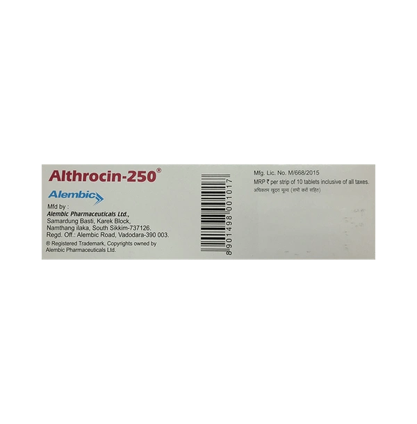 Althrocin 250 Tablet