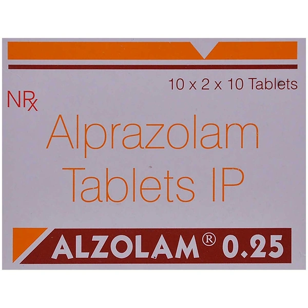 SUN PHARMA Alzolam 0.25Mgtab (10 Tab)