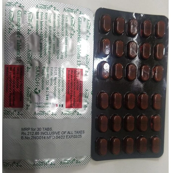 Amaryl 2mg Tablet
