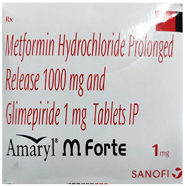 Amaryl M Forte 1mg Tablet PR