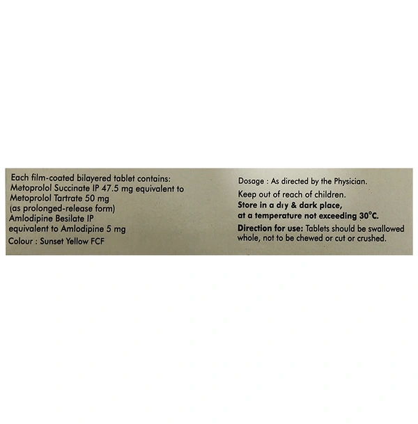 Amlong MT 50 Tablet PR