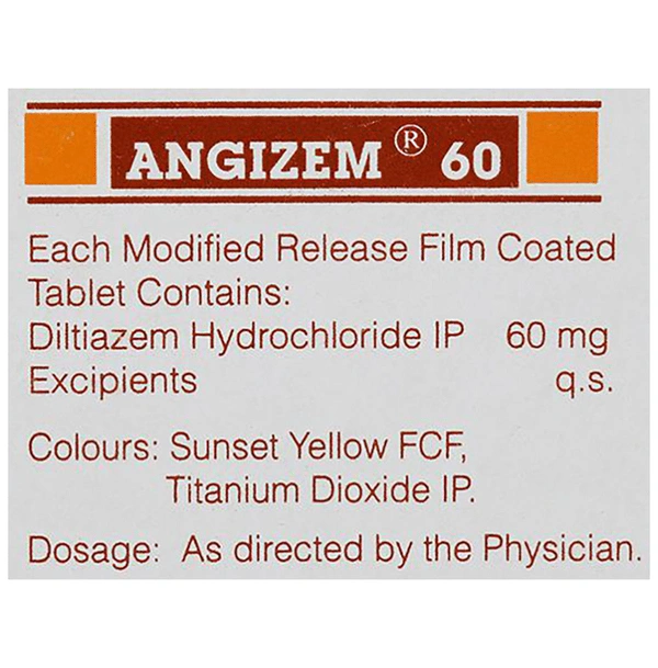 Angizem 60 Tablet MR