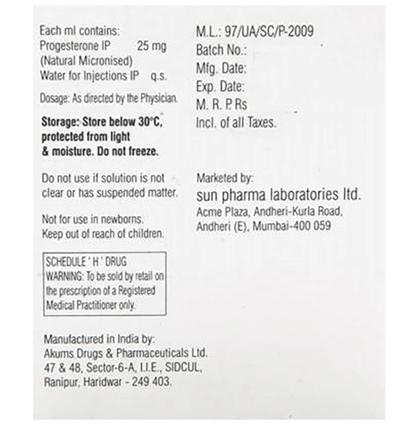 Aqsusten 25 Solution for Injection