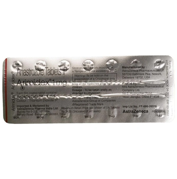 Arimidex 1mg Tablet