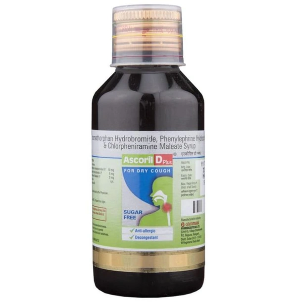 Ascoril D Plus Syrup Sugar Free