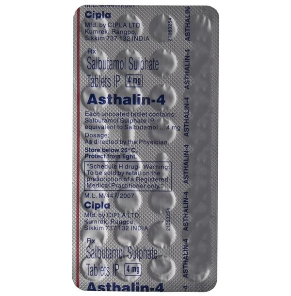 Asthalin 4 Tablet