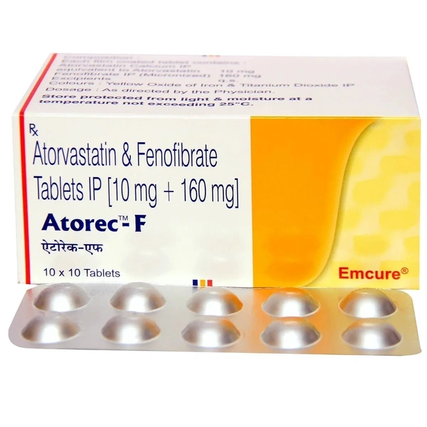 EMCURE PHARMACEUTICALS Atorec F Tab (10 Tab)