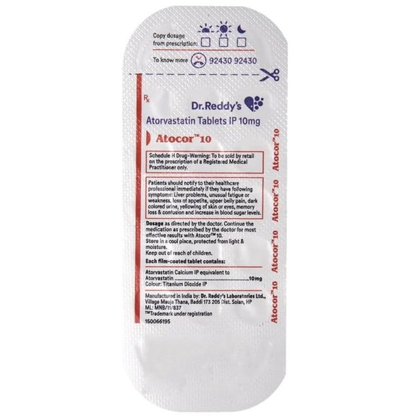 Atocor 10 Tablet