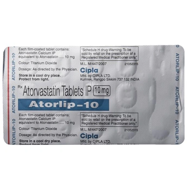 Atorlip 10 Tablet