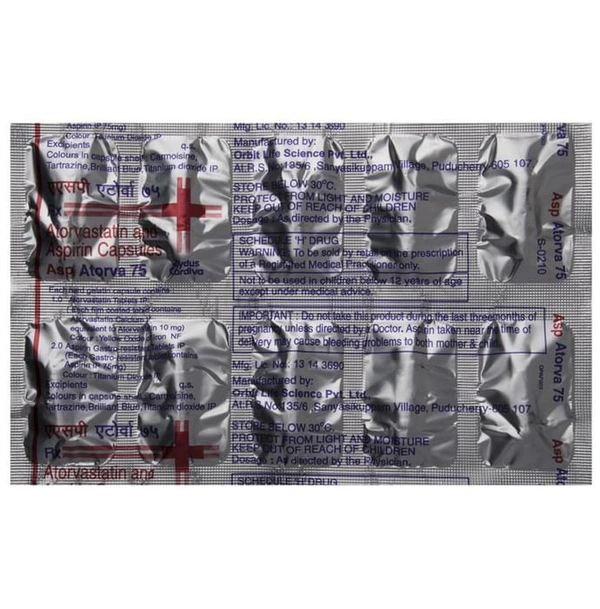 Atorva Asp 75 Capsule