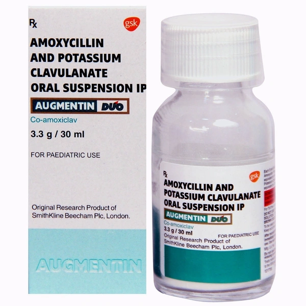 GLAXOSMITHKLIN Augmentin Duo Syrup (30 Ml)