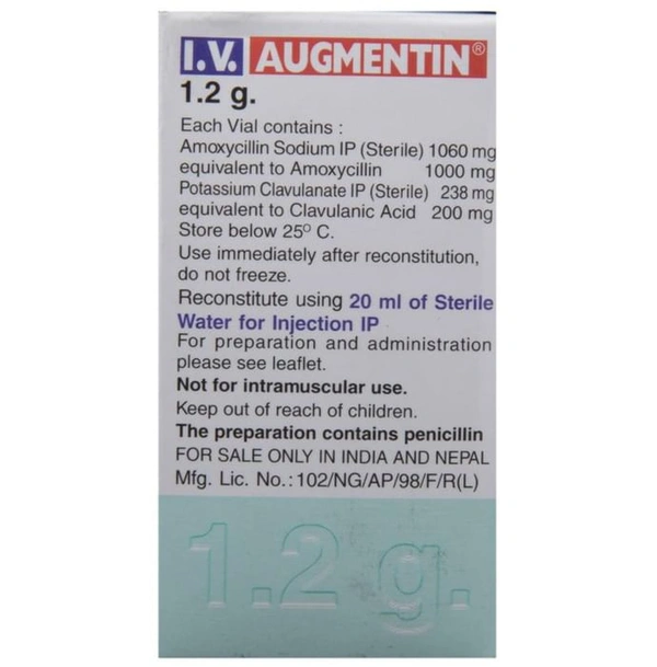 Augmentin 1.2gm Injection
