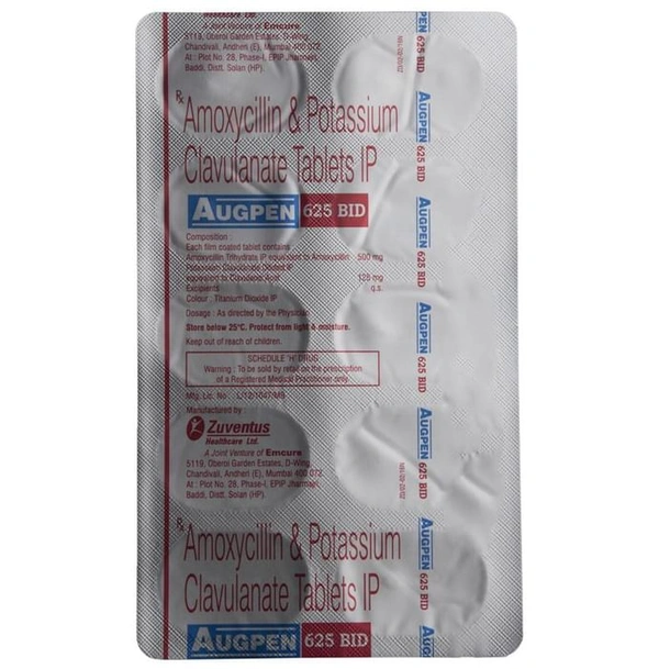 Augpen 625 BID Tablet