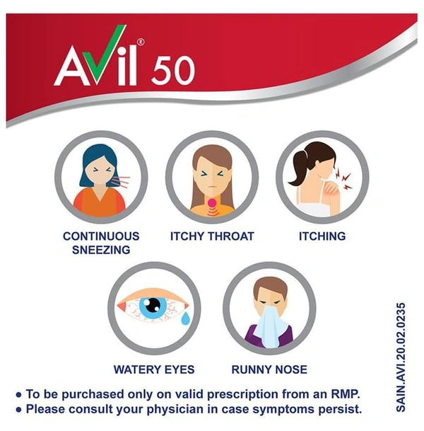 Avil 50mg Tablet