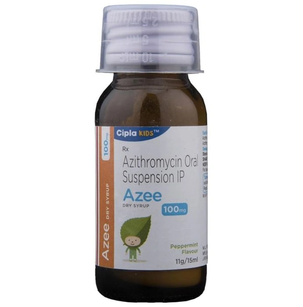 Azee 100mg Dry Syrup Peppermint