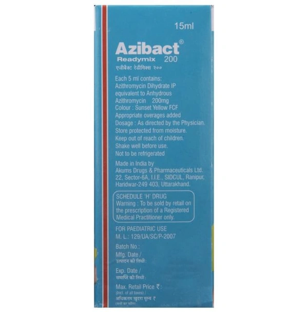 Azibact 200 Readymix Oral Suspension