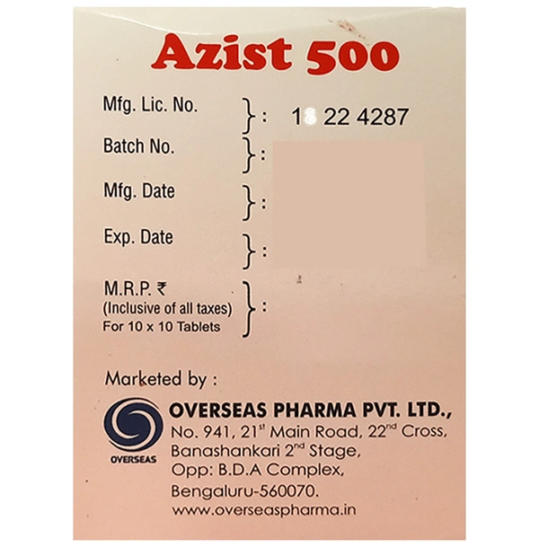 Azist 500 Tablet