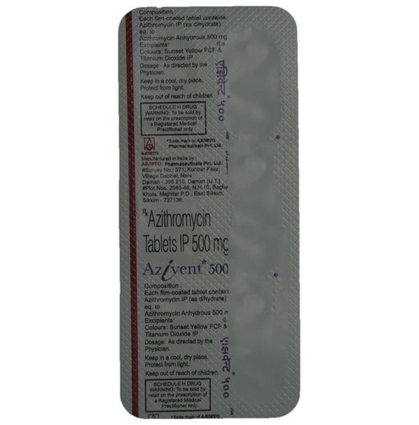 Azivent 500 Tablet