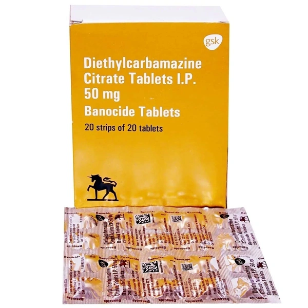 GLAXOSMITHKLIN Banocide 50Mgtab (20 Tab)