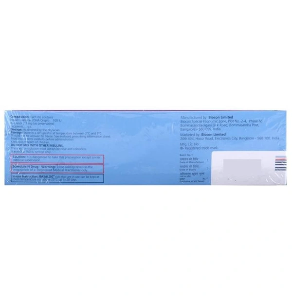 Basalog 100IU/ml Injection