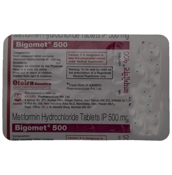Bigomet 500 Tablet