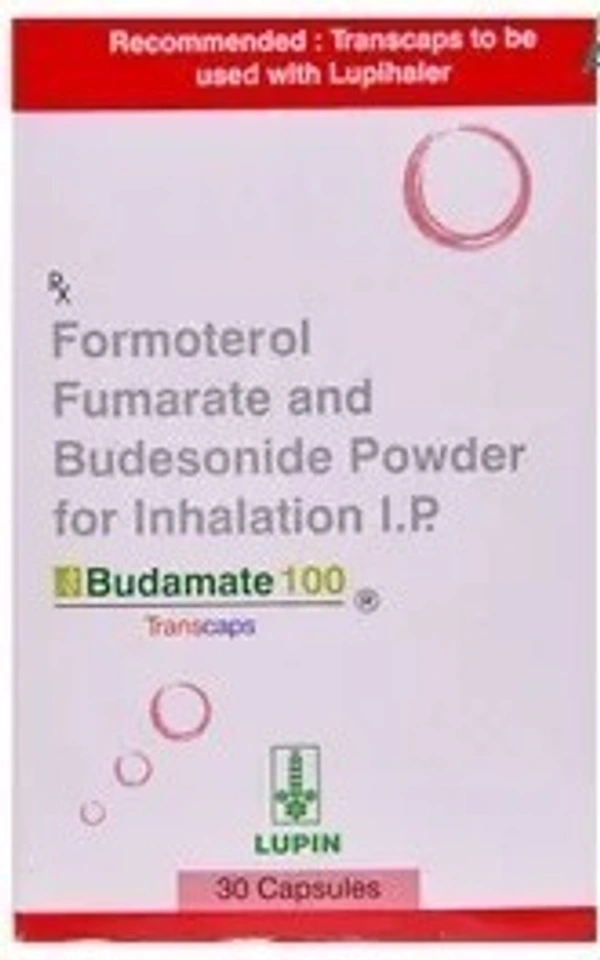 LUPIN Budamate 100 Transcaps (30 Cap)