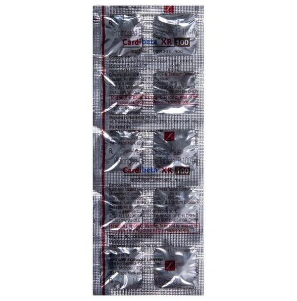 Cardibeta XR 100 Tablet