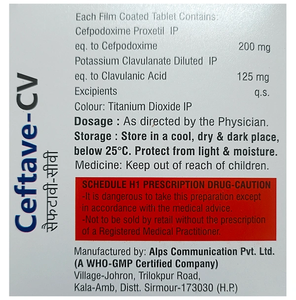 Ceftave-CV Tablet