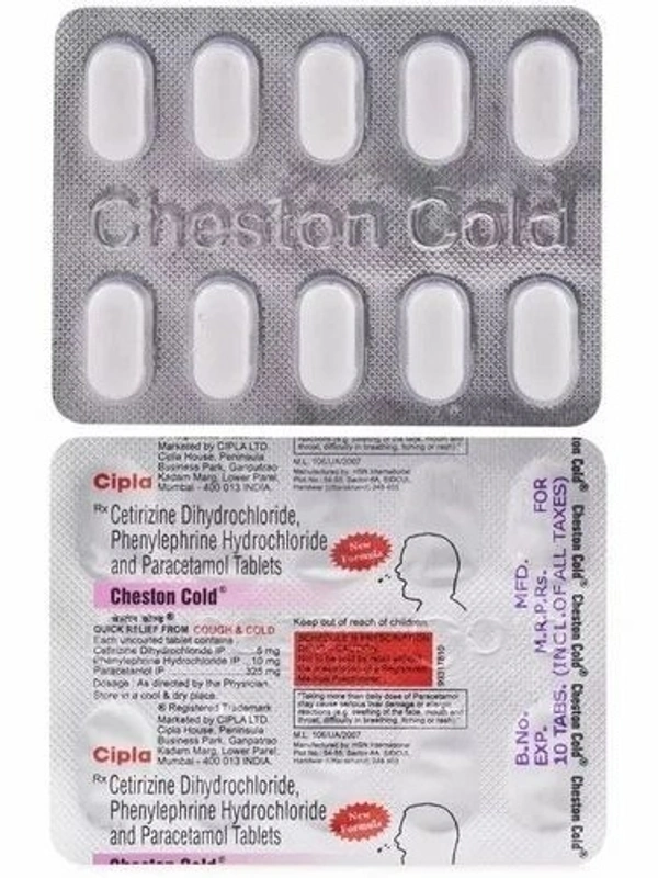 CIPLA GENERIC Cheston Cold Tab (10 Tab)