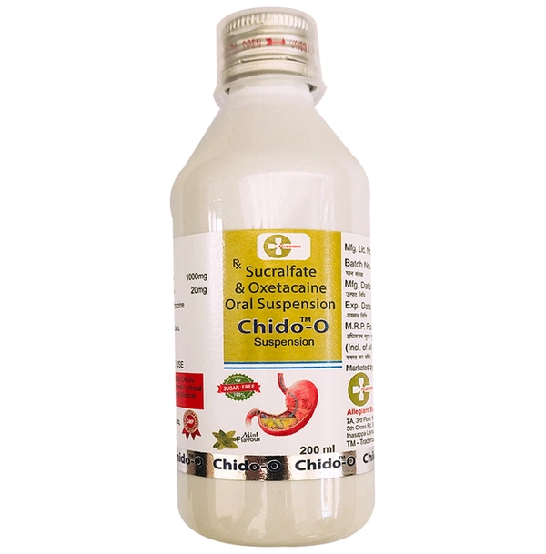 Chido-O Oral Suspension Mint Sugar Free