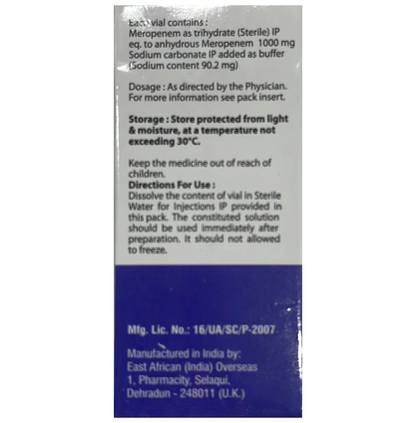 Critopem 1g Injection