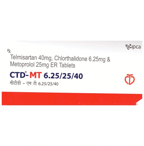 CTD-MT 6.25/25/40 Tablet ER