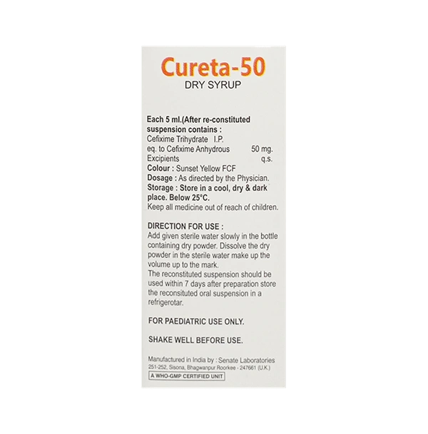 Cureta 50 Dry Syrup