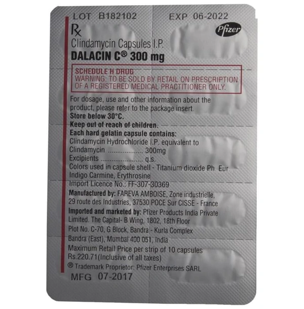 Dalacin C 300mg Capsule