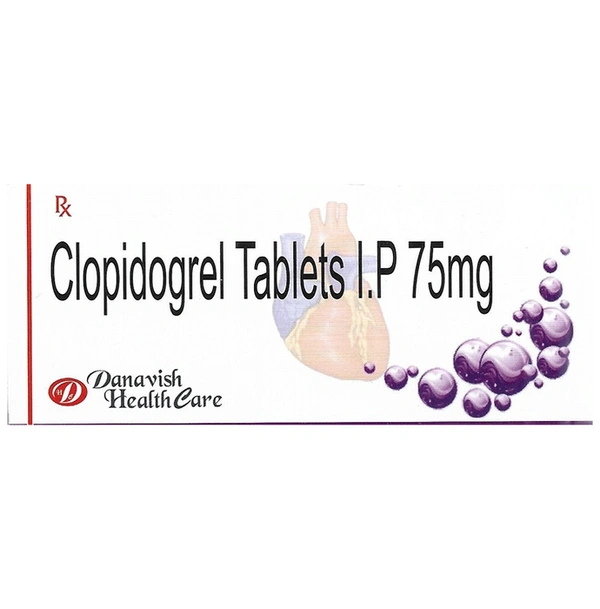 Danavish Clopidogrel 75mg Tablet